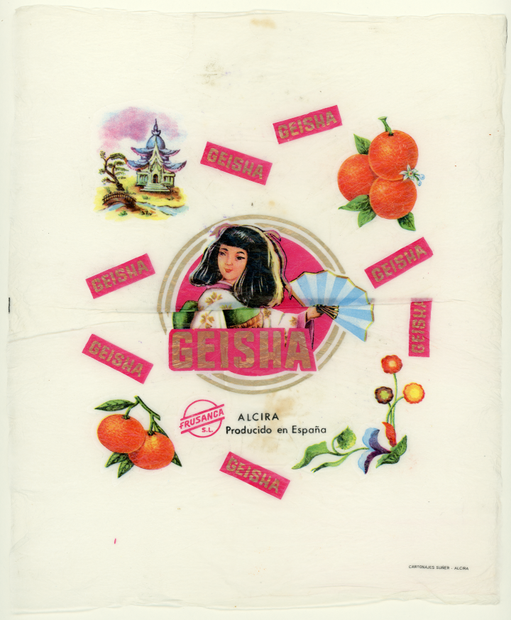 Orange wrappers A to Z of Ephemera